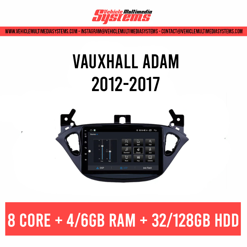 Vauxhall Adam | 2012-2017 | Android Screen