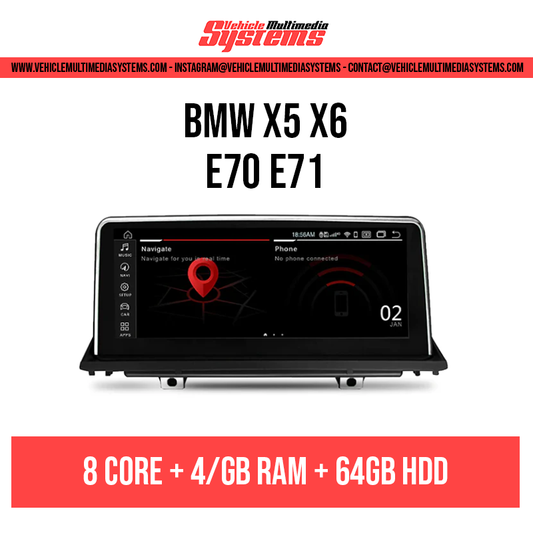 BMW X5 X6 | E70 E71 | Android Screen | CCC, CIC