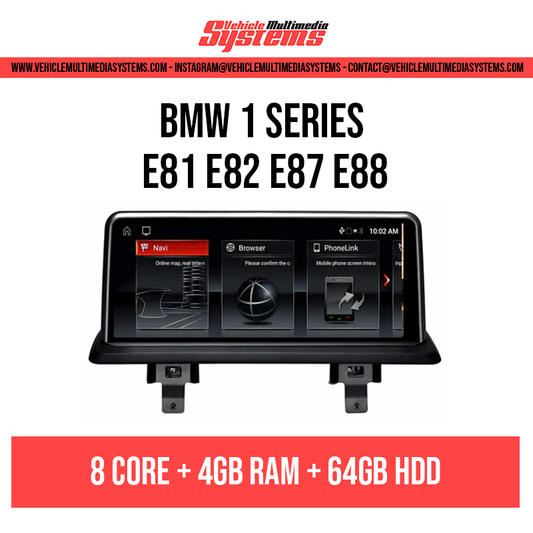 BMW 1 Series | E81 E82 E87 E88 | Android Screen