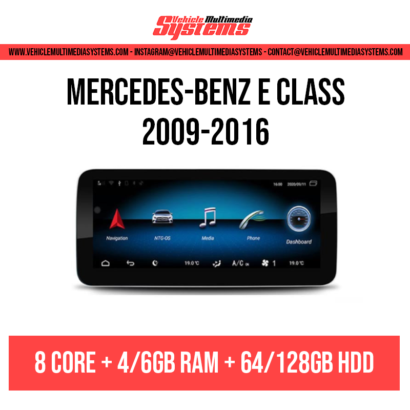 Mercedes-Benz Clase E | 2009-2016 | Pantalla Android