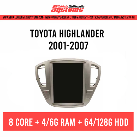 Toyota Highlander | 2001-2007 | Android Screen