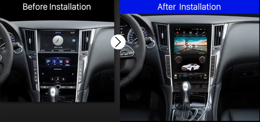 Infiniti Q50/50L/50S/60 | 2014-2020 | Tesla Style | Android Screen