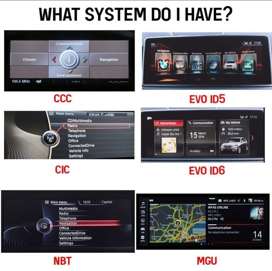 BMW 3 Series 5 Series 6 Series | E90 E60 E63 | Android Screen VMS