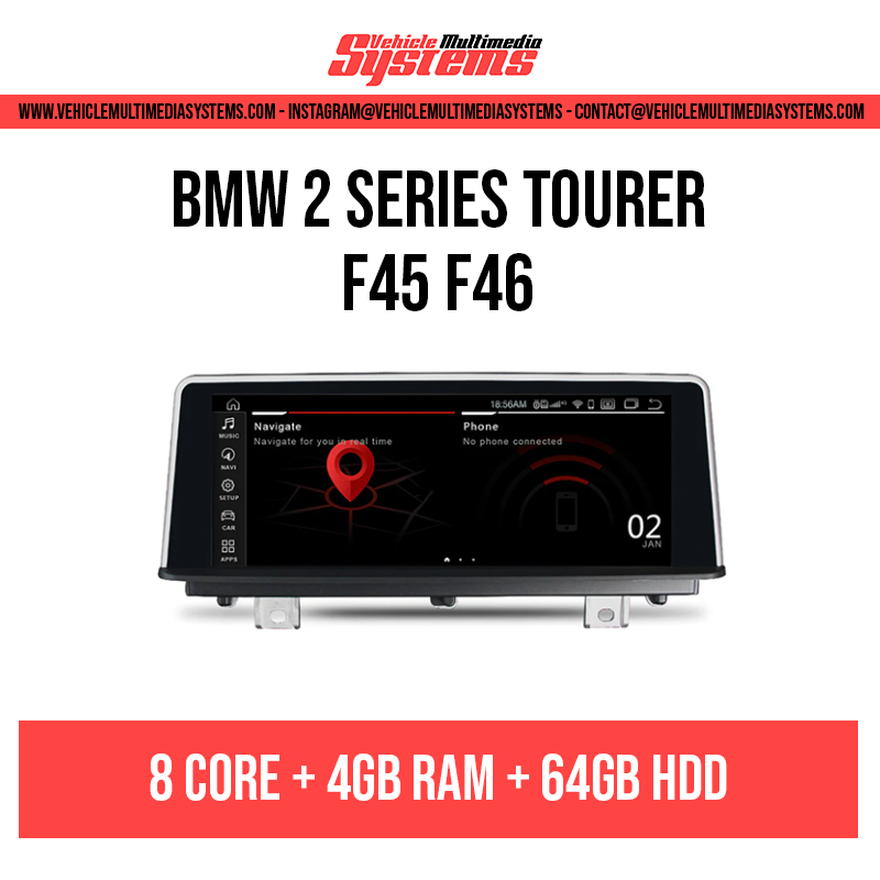 BMW 2 Series Tourer | F45 F46 | Android Screen | NBT, EVO