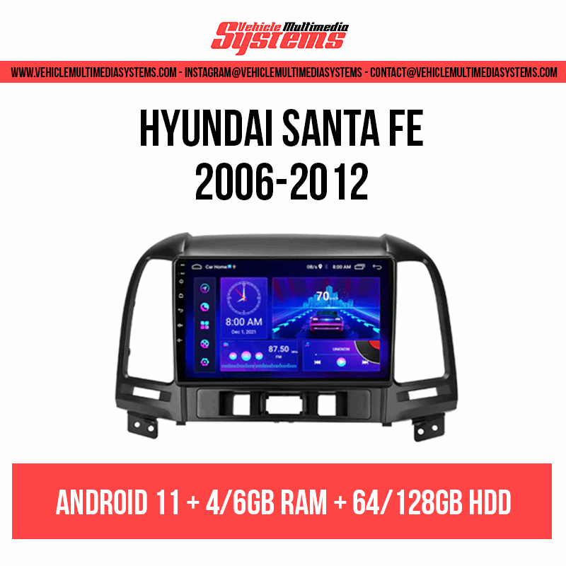 Hyundai Santa Fe | 2006-2012 | Android Screen VMS
