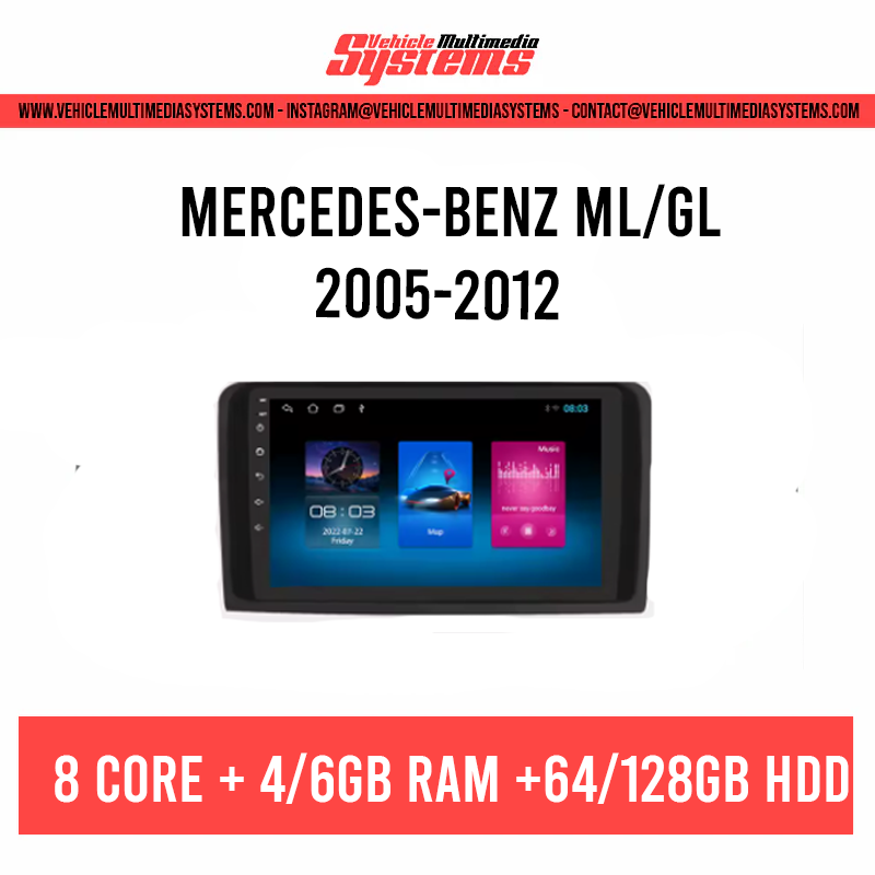 Mercedes-Benz ML/GL | 2005-2012 | Android Screen