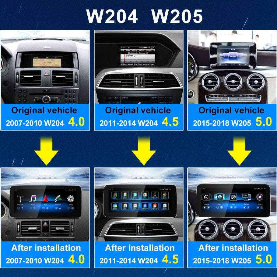 Mercedes-Benz C Class | 2008-2014 | Android Screen