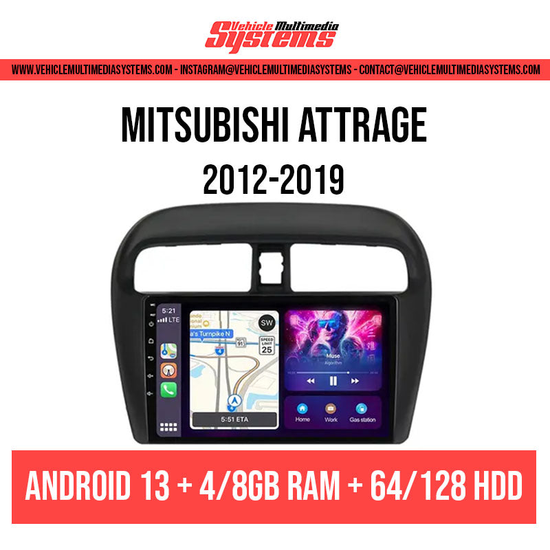 Mitsubishi Attrage | 2012-2019 | Android Screen
