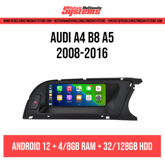 audi a4 a5 b8 android screen retrofit from Vehicle Multimedia Systems