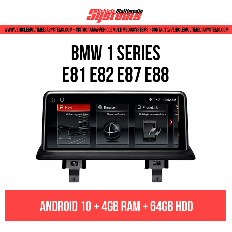 BMW 1 Series | E81 E82 E87 E88 | Android Screen VMS