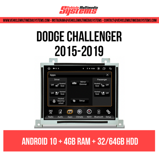 Dodge Challenger | 2015-2019 | Pantalla Android