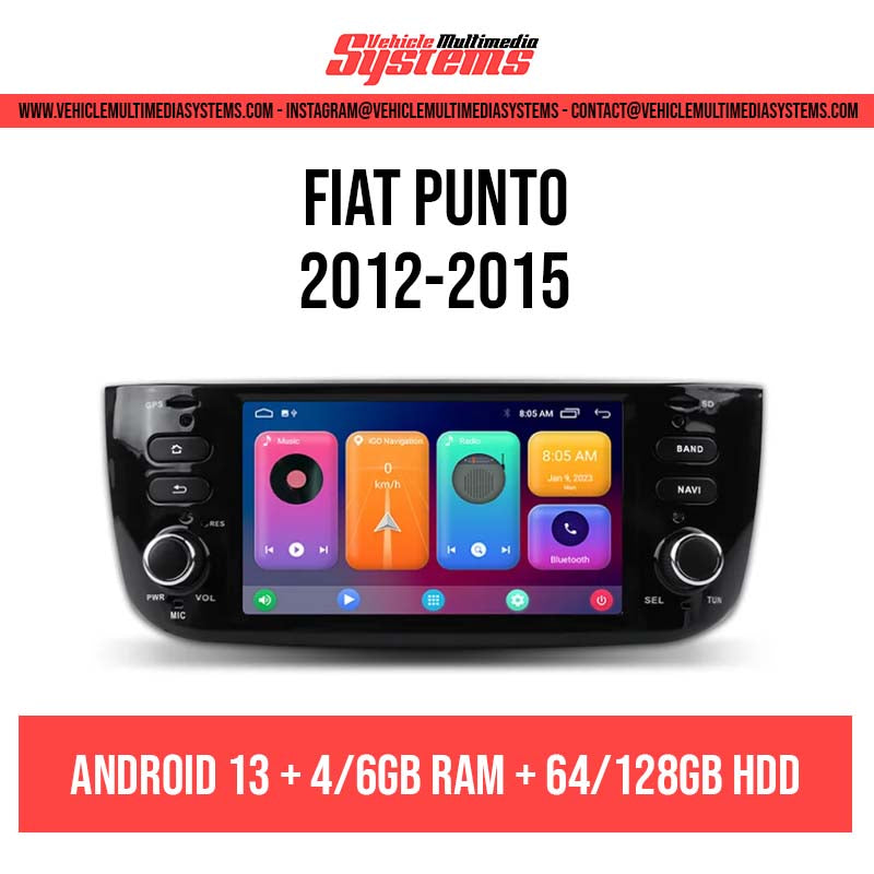 Fiat Punto | 2012-2015 | Pantalla de Android