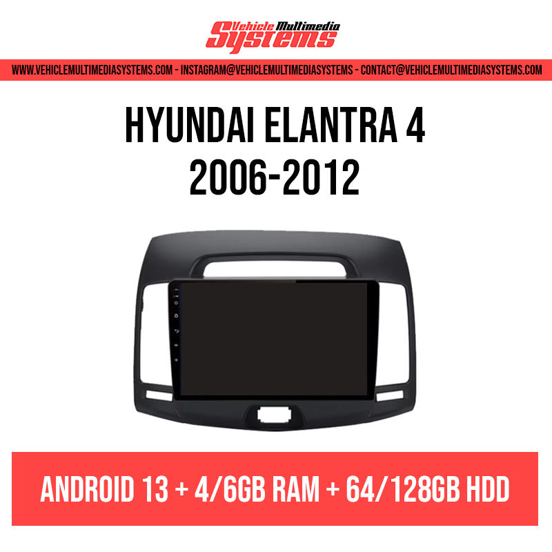 Hyundai Elantra 4 | 2006-2012 | Android Screen