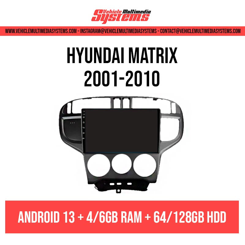 Hyundai Matrix | 2001-2010 | Android Screen