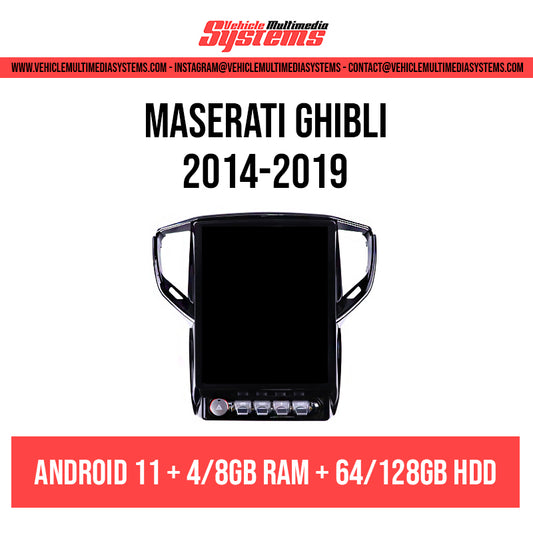 Maserati Ghibli | 2014-2019 | Android Screen VMS