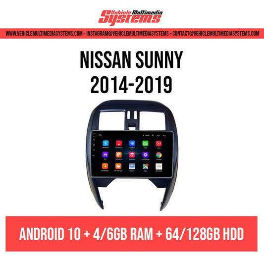 Nissan Sunny | 2014-2019 | Android Screen
