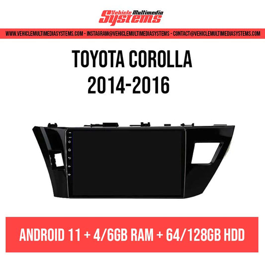 Toyota Corolla | 2014-2016 | Android Screen