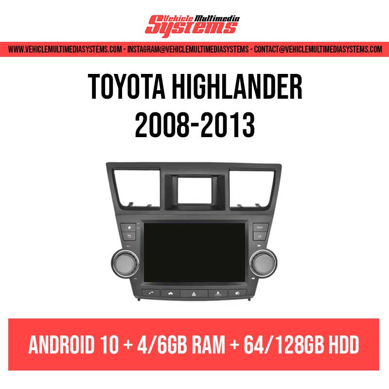 Toyota Highlander | 2008-2013 | Android Screen