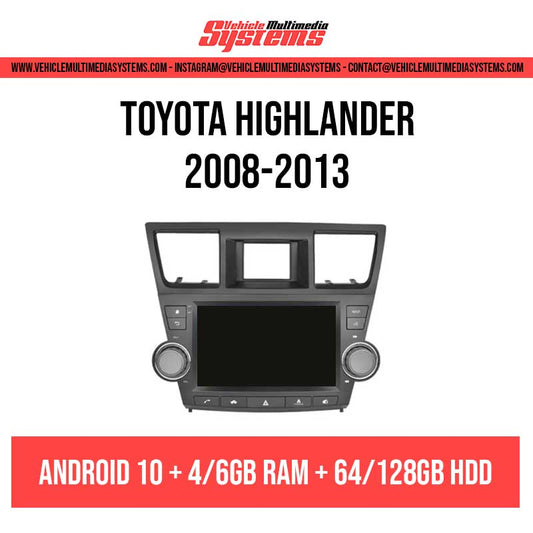 Toyota Highlander | 2008-2013 | Android Screen