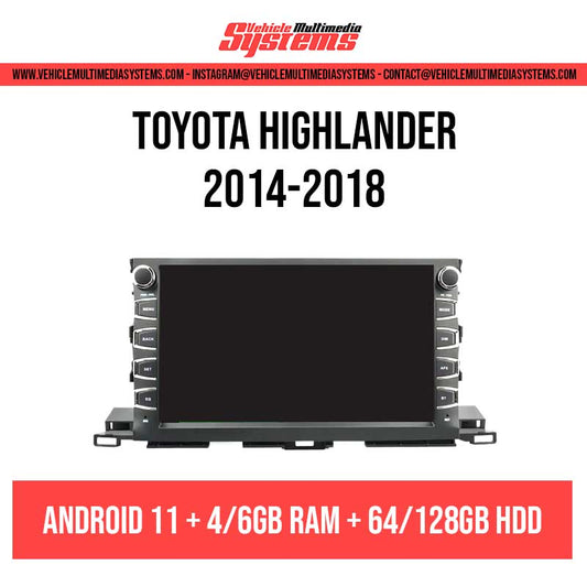 Toyota Highlander | 2014-2018 | Android Screen