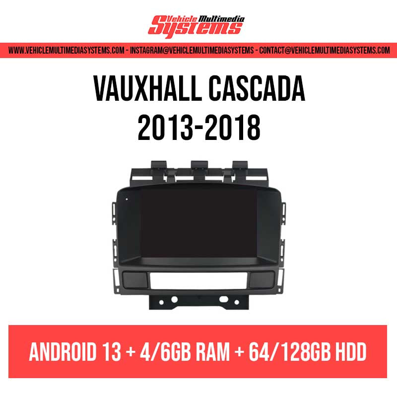 Vauxhall Cascada | 2013-2018 | Android Screen