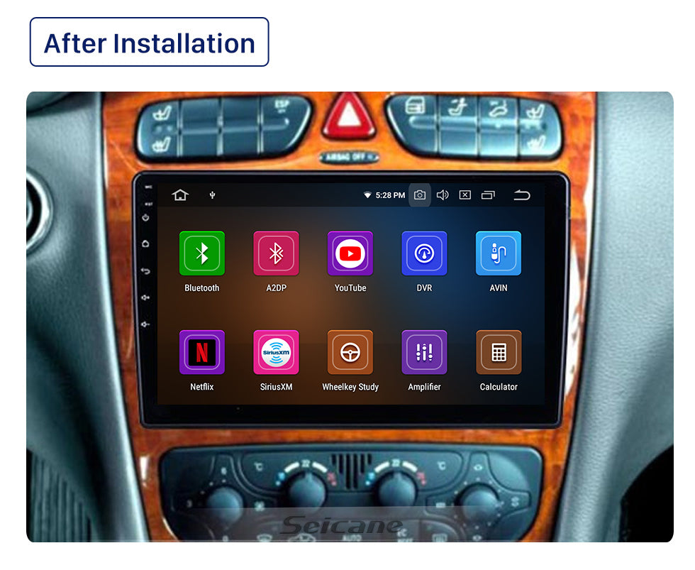 Mercedes-Benz CLK-Class | 2002-2005 | Android Screen VMS